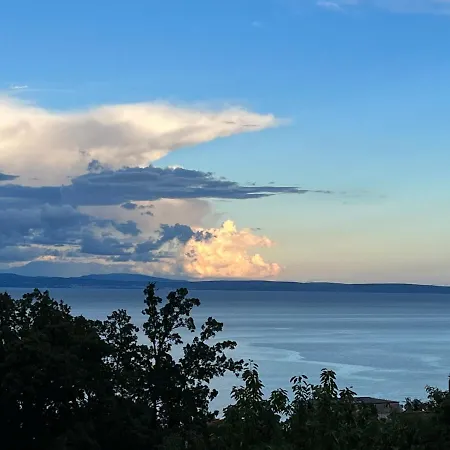 Spacious Seaview Terrace - Free Parking- Apartment Lovran